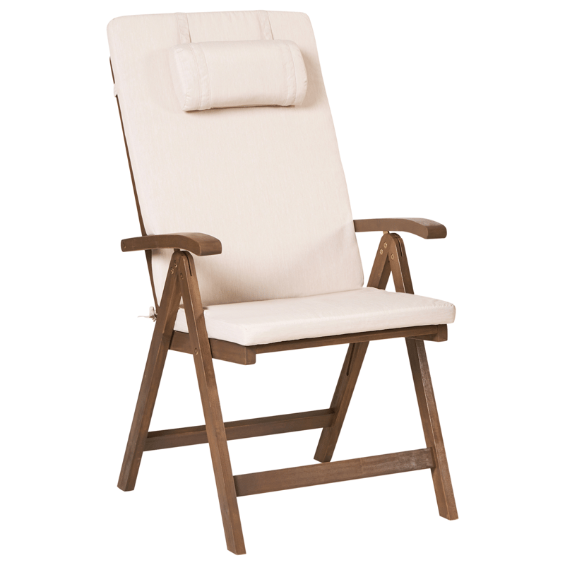 Matgrupp utomhus 6-Sits Amantea Premium Akaciaträ - Brun/Beige - Utemöbler & utemiljö - Utegrupp - Matgrupp utomhus