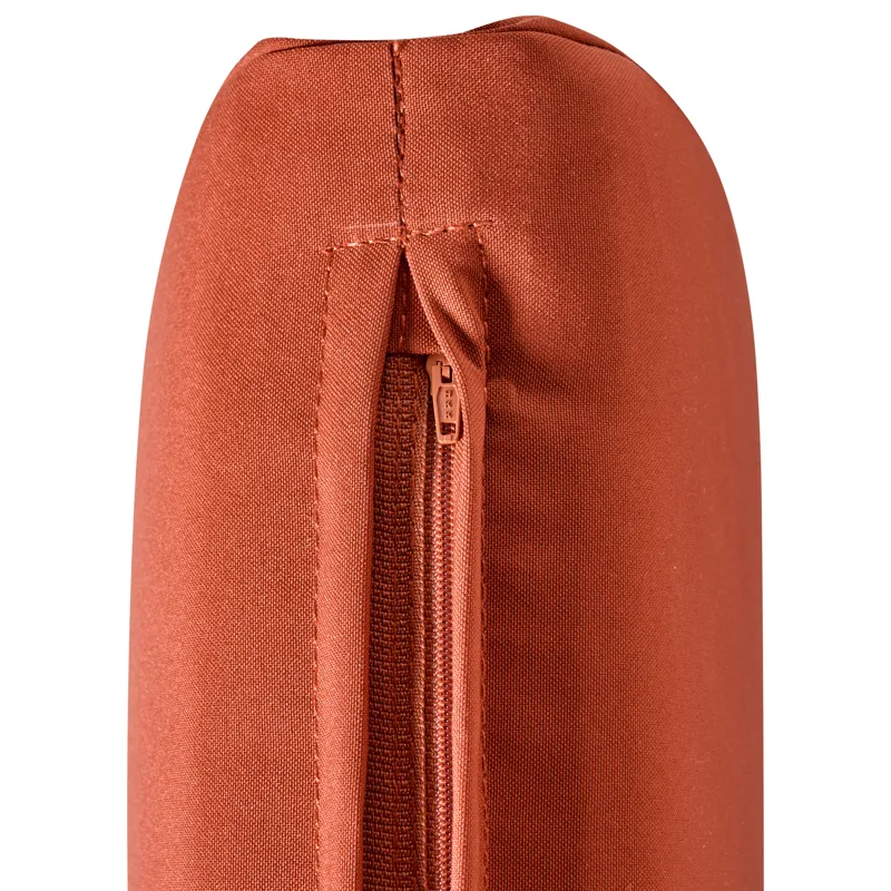 Matgrupp utomhus 6-Sits Amantea Premium Akaciaträ - Brun/Röd - Utemöbler & utemiljö - Utegrupp - Matgrupp utomhus