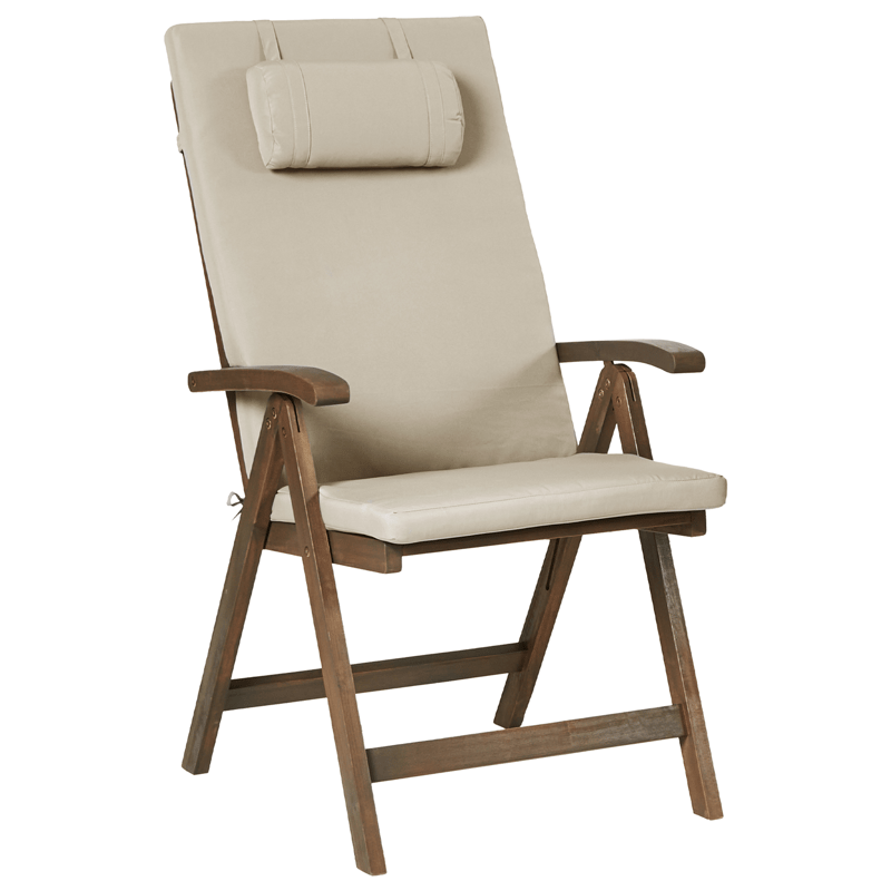 Matgrupp utomhus 6-Sits Amantea Premium Akaciaträ - Brun/Taupe - Utemöbler & utemiljö - Utegrupp - Matgrupp utomhus