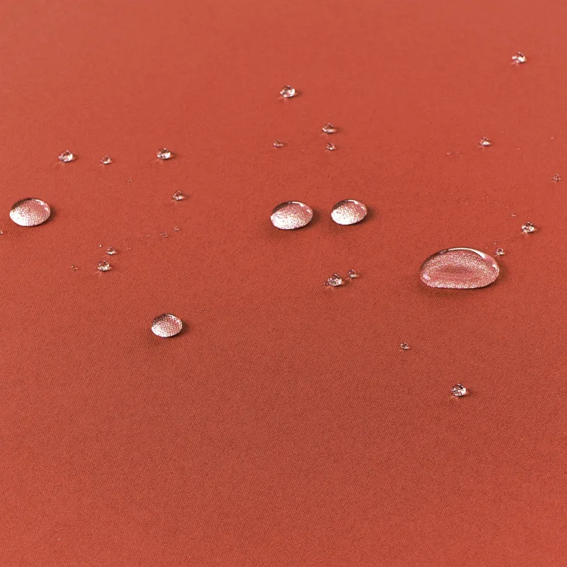 Matgrupp utomhus 6-Sits Amantea Premium Akaciaträ - Brun/Röd - Utemöbler & utemiljö - Utegrupp - Matgrupp utomhus