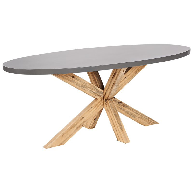 Matgrupp utomhus 6-Sits Oristano med Kuddar Betong - beige - Utemöbler & utemiljö - Utegrupp - Matgrupp utomhus