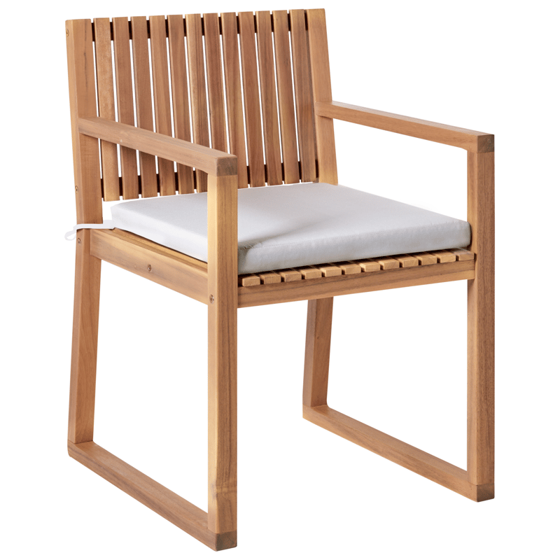 Matgrupp utomhus 8-Sits Sassari Premium med Kuddar Akaciaträ - Brun/Grå - Utemöbler & utemiljö - Utegrupp - Matgrupp utomhus