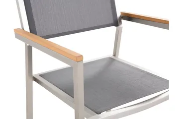 Bacoli Matgrupp Utomhus 180 cm + 6 Utestolar - Svart - Utemöbler & utemiljö - Utegrupp - Matgrupp utomhus