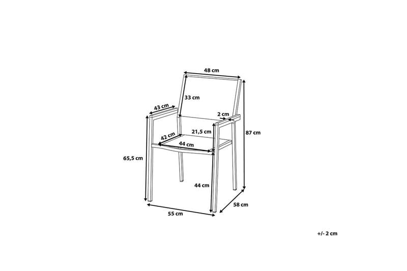 Bacoli Matgrupp Utomhus 180 cm + 6 Utestolar - Svart - Utemöbler & utemiljö - Utegrupp - Matgrupp utomhus