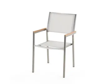 Bacoli Matgrupp Utomhus 180 cm + 6 Utestolar - Grå - Utemöbler & utemiljö - Utegrupp - Matgrupp utomhus