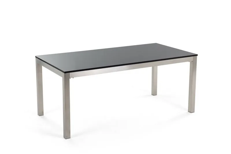 Bacoli Matgrupp Utomhus 180 cm + 6 Utestolar - Svart - Utemöbler & utemiljö - Utegrupp - Matgrupp utomhus