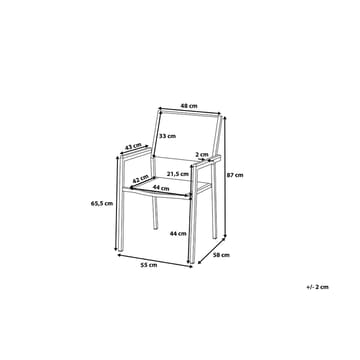 Bacoli Matgrupp Utomhus 220 cm + 8 Utestolar - Beige - Utemöbler & utemiljö - Utegrupp - Matgrupp utomhus