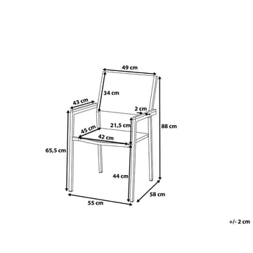 Bacoli Matgrupp Utomhus 220 cm + 8 Utestolar - Svart - Utemöbler & utemiljö - Utegrupp - Matgrupp utomhus