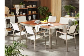 Bofors Matgrupp Utomhus + 6 Rottingstolar - Brun - Utemöbler & utemiljö - Utegrupp - Matgrupp utomhus