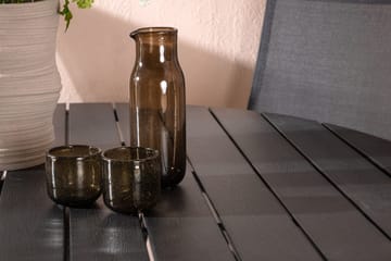 Break Matgrupp Utomhus Rund 120cm + 4 Break Positionsstol - Svart - Utemöbler & utemiljö - Utegrupp - Matgrupp utomhus