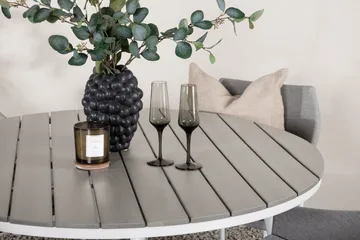 Break Matgrupp Utomhus Rund 150 cm + 4 Spoga Matstol - Vit/Grå - Utemöbler & utemiljö - Utegrupp - Matgrupp utomhus