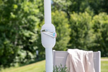 Brekki Matgrupp Utomhus 150cm + 6 Matstolar Utomhus - Grå/Vit - Utemöbler & utemiljö - Utegrupp - Matgrupp utomhus