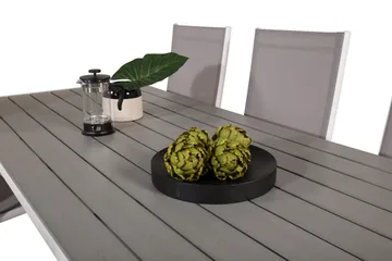 Buitepos Matgrupp Utomhus inkl 6 Positionsstolar - Polywood/Vit - Utemöbler & utemiljö - Utegrupp - Matgrupp utomhus