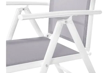 Catania Trädgårdsmöbelset Med Utebord+6 Utestolar - Grå - Utemöbler & utemiljö - Utegrupp - Matgrupp utomhus