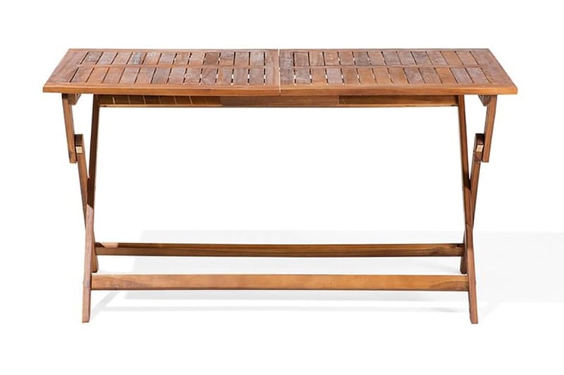 Cento Trädgårdsmöbelset Med Utebord+6 Utestolar - Trä/Natur - Utemöbler & utemiljö - Utegrupp - Matgrupp utomhus