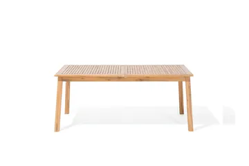 Cesana Trädgårdsmöbelset Med Utebord + 8 Utestolar+Schäslong 2 St - Trä/Natur - Utemöbler & utemiljö - Utegrupp - Matgrupp utomhus