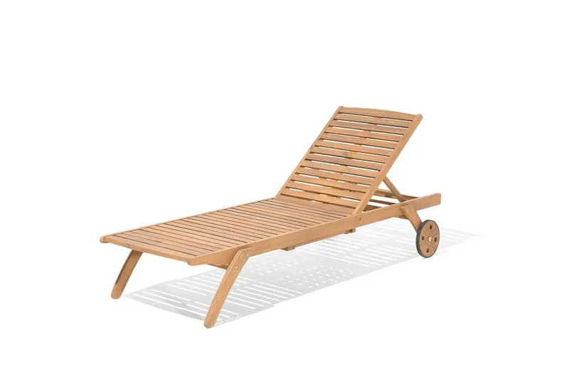 Cesana Trädgårdsmöbelset Med Utebord + 8 Utestolar+Schäslong 2 St - Trä/Natur - Utemöbler & utemiljö - Utegrupp - Matgrupp utomhus