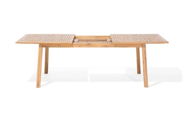 Cesana Trädgårdsmöbelset Med Utebord+8 Utestolar - Trä/Natur - Utemöbler & utemiljö - Utegrupp - Matgrupp utomhus