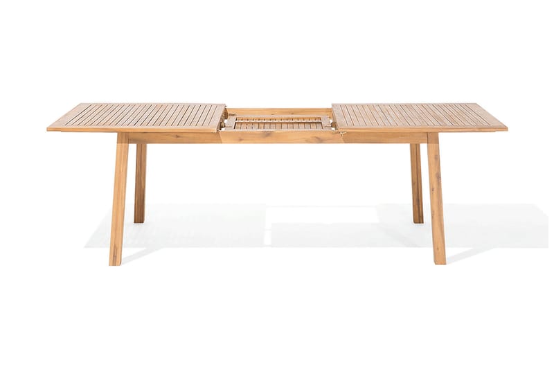 Cesana Trädgårdsmöbelset Med Utebord+8 Utestolar - Trä/Natur - Utemöbler & utemiljö - Utegrupp - Matgrupp utomhus