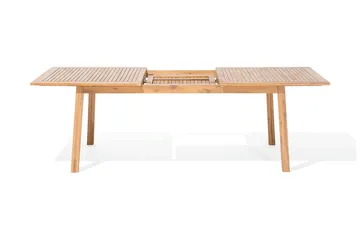 Cesana Trädgårdsmöbelset Med Utebord+8 Utestolar - Trä/Natur - Utemöbler & utemiljö - Utegrupp - Matgrupp utomhus