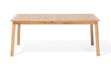 Cesana Trädgårdsmöbelset Med Utebord+8 Utestolar - Trä/Natur - Utemöbler & utemiljö - Utegrupp - Matgrupp utomhus