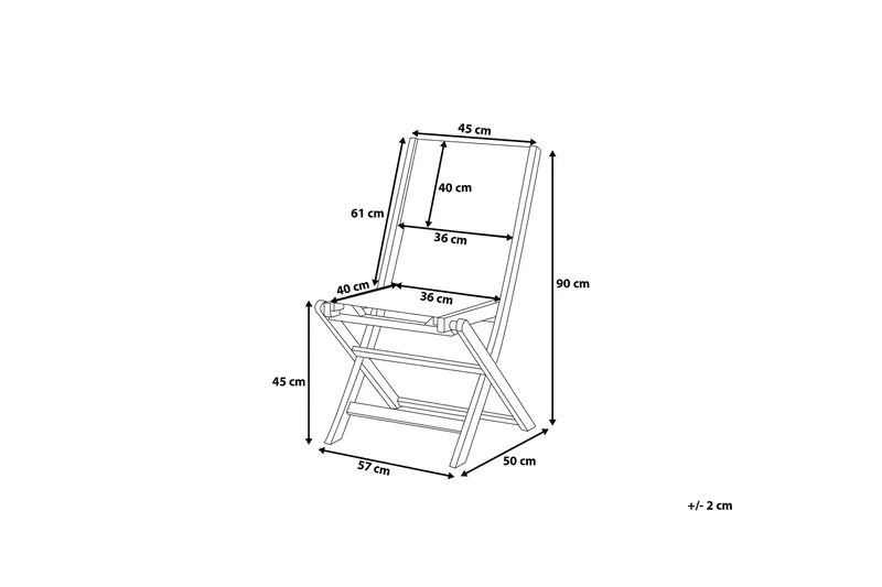 Cesana Trädgårdsmöbelset Med Utebord+8 Utestolar - Trä/Natur - Utemöbler & utemiljö - Utegrupp - Matgrupp utomhus