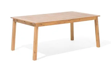 Cesana Trädgårdsmöbelset Med Utebord+8 Utestolar - Trä/Natur - Utemöbler & utemiljö - Utegrupp - Matgrupp utomhus