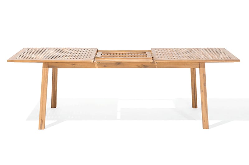 Cesana Trädgårdsmöbelset Med Utebord+8 Utestolar - Trä/Natur - Utemöbler & utemiljö - Utegrupp - Matgrupp utomhus