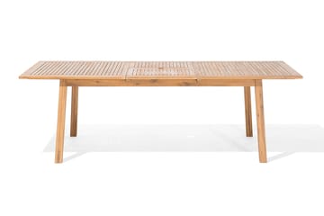 Cesana Trädgårdsmöbelset Med Utebord+8 Utestolar - Trä/Natur - Utemöbler & utemiljö - Utegrupp - Matgrupp utomhus