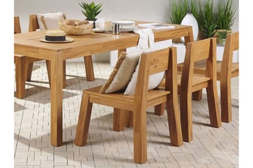 Coteto Matgrupp Utomhus 225 cm + 6 Utestolar - Akacia - Utemöbler & utemiljö - Utegrupp - Matgrupp utomhus