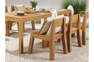 Coteto Matgrupp Utomhus 225 cm + 6 Utestolar - Akacia - Utemöbler & utemiljö - Utegrupp - Matgrupp utomhus