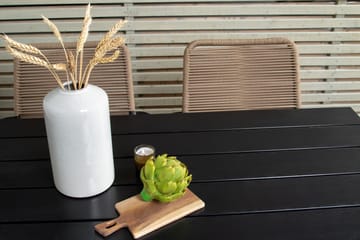 Denver Matgrupp Utomhus 120cm + 4 Lindos Karmstolar Utomhus Svart - Venture Home - Utemöbler & utemiljö - Utegrupp - Matgrupp utomhus