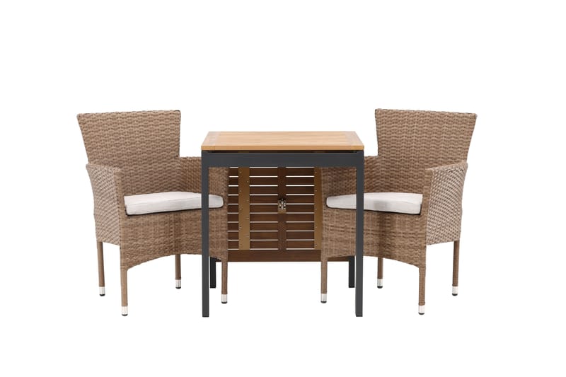 Diego Matgrupp 70 cm + 2 st Malina Karmstolar Brun, Brun