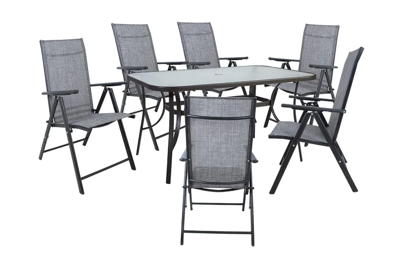 Dublin Matgrupp Utomhus 6 Positionsstolar