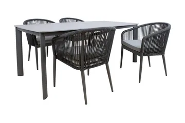 Ecco Matgrupp Utomhus med 4 Utestolar - Utemöbler & utemiljö - Utegrupp - Matgrupp utomhus