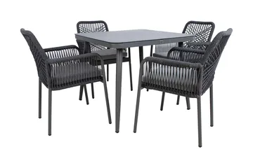 Hela Matgrupp Utomhus med 4 Utestolar - Utemöbler & utemiljö - Utegrupp - Matgrupp utomhus