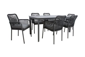 Hela Matgrupp Utomhus med 6 Utestolar - Utemöbler & utemiljö - Utegrupp - Matgrupp utomhus