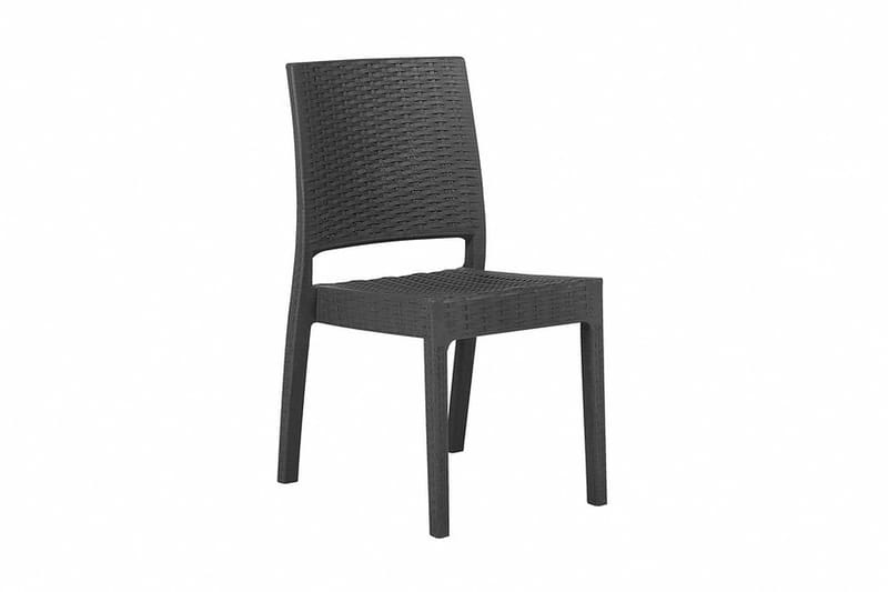 Knockytoul Trädgårdsmöbelset med 4 Utestolar - Grå - Utemöbler & utemiljö - Utegrupp - Matgrupp utomhus