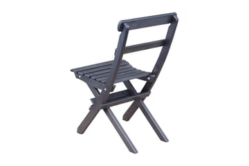 Larios Matgrupp Utomhus 76 cm + 2 Matstolar Utomhus + Bänk Utomhus - Svart - Utemöbler & utemiljö - Utegrupp - Matgrupp utomhus