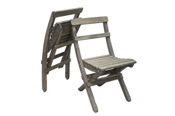 Larios Matgrupp Utomhus 76 cm + 2 Matstolar Utomhus + Bänk Utomhus - Grå - Utemöbler & utemiljö - Utegrupp - Matgrupp utomhus