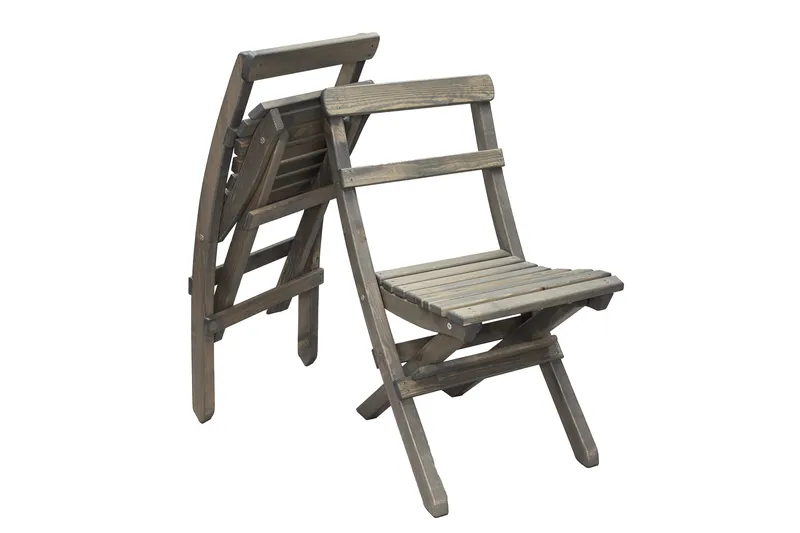 Larios Matgrupp Utomhus 76 cm + 2 Matstolar Utomhus + Bänk Utomhus - Grå - Utemöbler & utemiljö - Utegrupp - Matgrupp utomhus