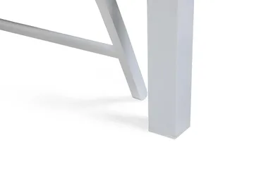 Las Vegas Matgrupp Utomhus 220-280 + 8 Positionsstol Lyx - Vit/Teak/Vit/Teak - Utemöbler & utemiljö - Utegrupp - Matgrupp utomhus