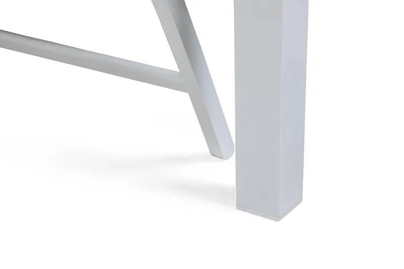 Las Vegas Matgrupp Utomhus 220-280 + 8 Positionsstol Lyx - Vit/Teak/Vit/Teak - Utemöbler & utemiljö - Utegrupp - Matgrupp utomhus