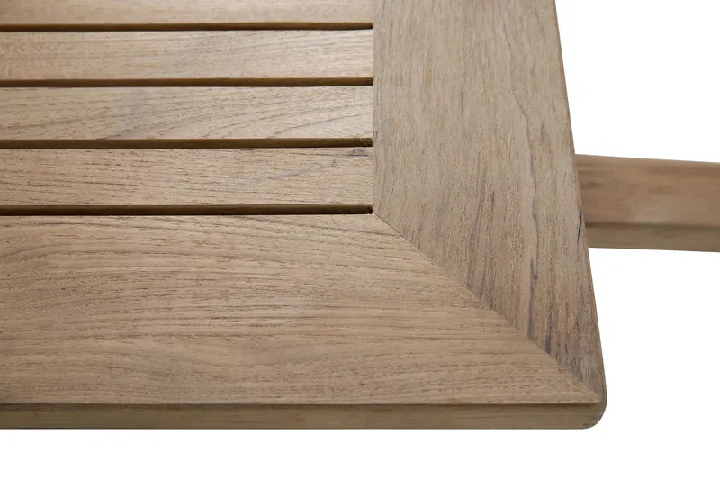 Las Vegas Matgrupp Utomhus 220-280 + 8 Positionsstol Lyx - Vit/Teak/Vit/Teak - Utemöbler & utemiljö - Utegrupp - Matgrupp utomhus