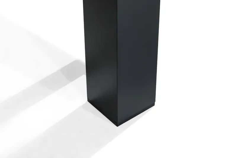 Las Vegas Matgrupp Utomhus 220-280x100+ 6 Stolar m Dyna - Svart/Teak - Utemöbler & utemiljö - Utegrupp - Matgrupp utomhus