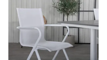 Levels Förlängningsbar Matgrupp 160-240cm + 6 Alina Stolar S - Svart - Utemöbler & utemiljö - Utegrupp - Matgrupp utomhus