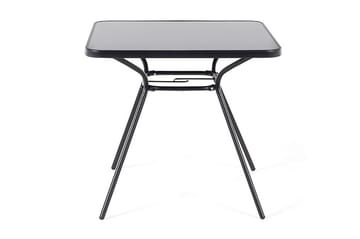 Livo Trädgårdsmöbelset Med Utebord+4 Utestolar - Svart - Utemöbler & utemiljö - Utegrupp - Matgrupp utomhus