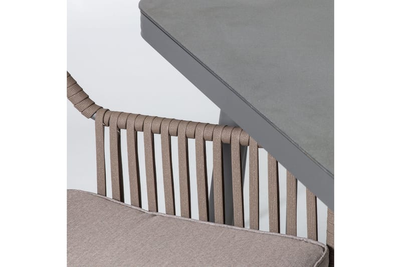 Möbelset ANDROS Utebord och 6 Utestolar 180x90xH75cm - Utemöbler & utemiljö - Utegrupp - Matgrupp utomhus