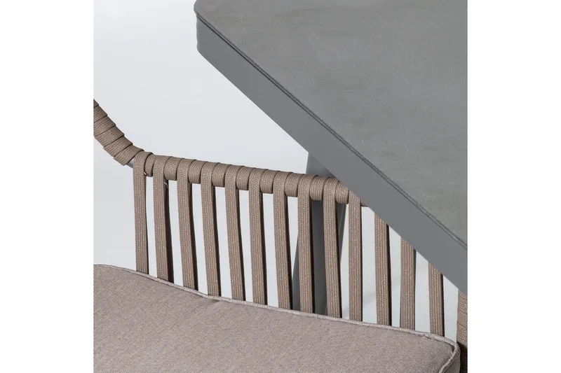 Möbelset ANDROS Utebord och 6 Utestolar 180x90xH75cm - Utemöbler & utemiljö - Utegrupp - Matgrupp utomhus