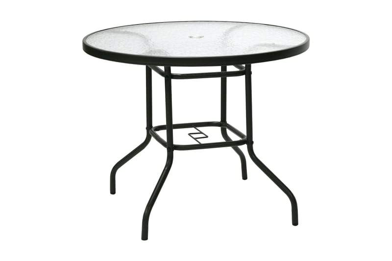 Möbelset DUBLIN bord och 4 stolar färg: mörkbrun - Matgrupp utomhus